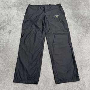 Vintage Swingster Track Pants Mens Large Grey Jack Daniels Embroidered Windpants